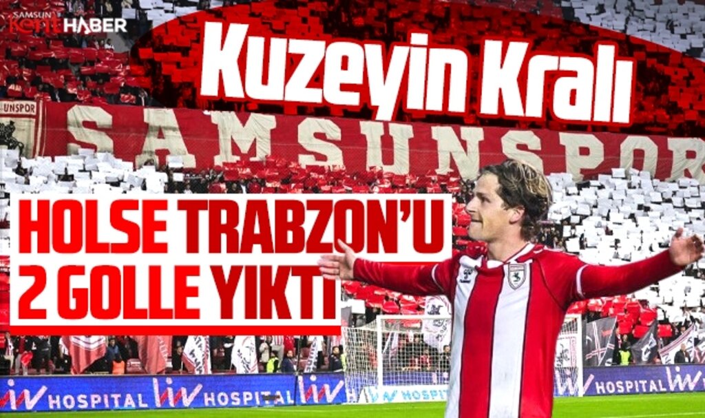 Samsunspor, Trabzonspor'u 2-1 yenerek Kuzeyin Kralı olduğunu gösterdi