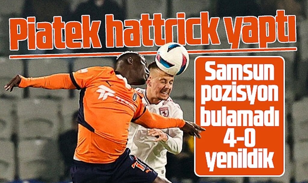 Başakşehir, sahasında ağırladığı Samsunspor'u 4-0 mağlup etti