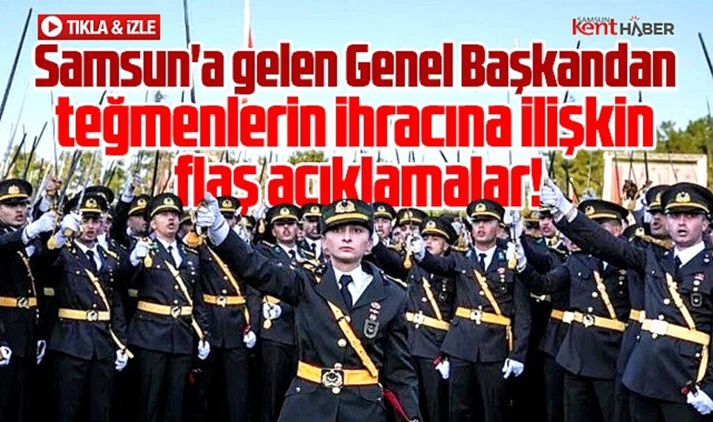 Samsun'a gelen Mustafa Destici'den ihraç edilen teğmenlerle ilgili flaş açıklamalar