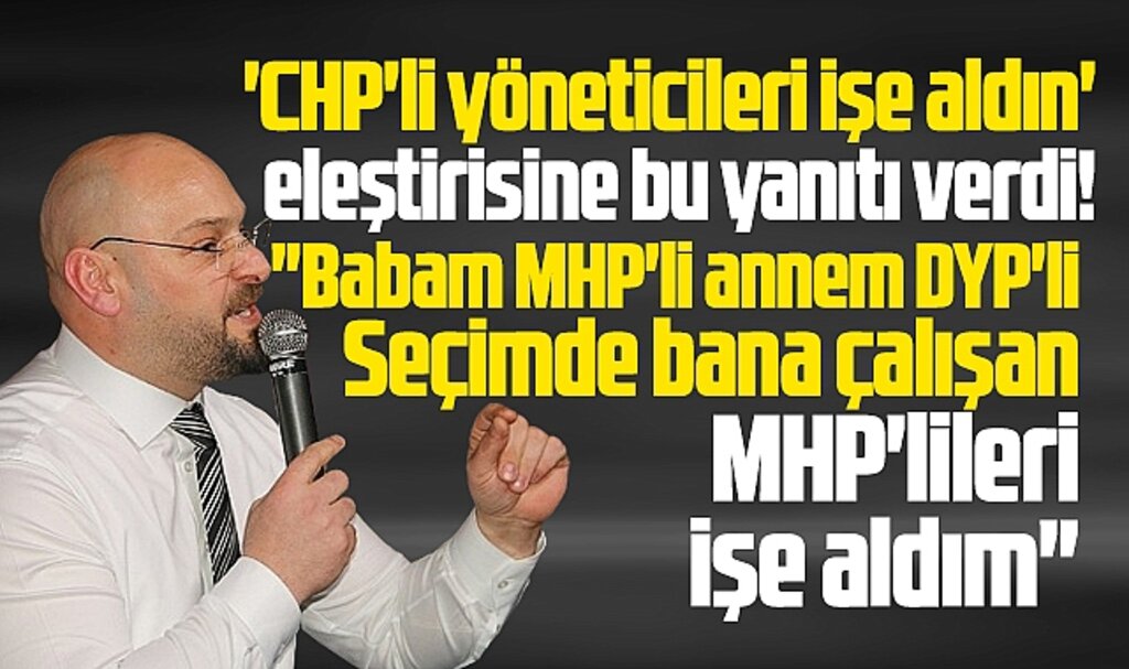 Samsun'da Atakum Belediye Başkanı seçimde kendisine çalışanları işe aldığını açıkladı