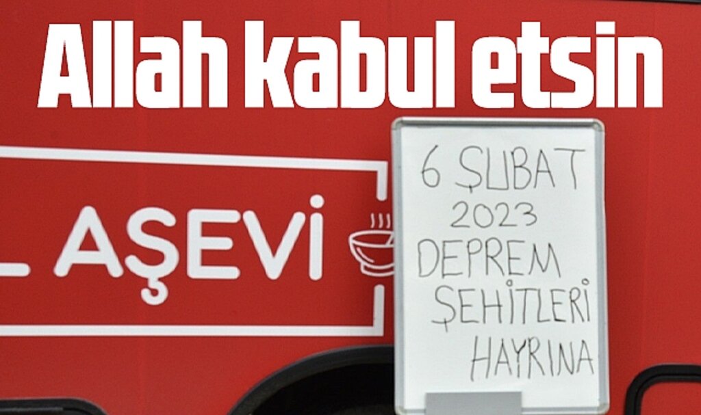 Samsun'da Atakum Belediyesi depremde hayatını kaybedenlerin hayrına çorba dağıttı