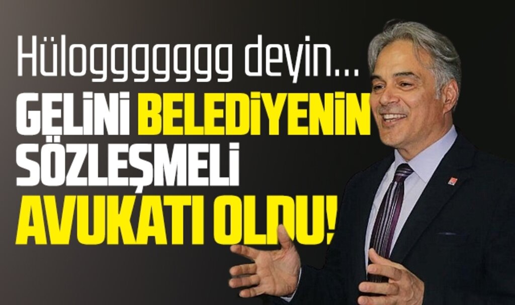 Samsun'da CHP İlçe Başkanının gelini belediyenin sözleşmeli avukatı oldu