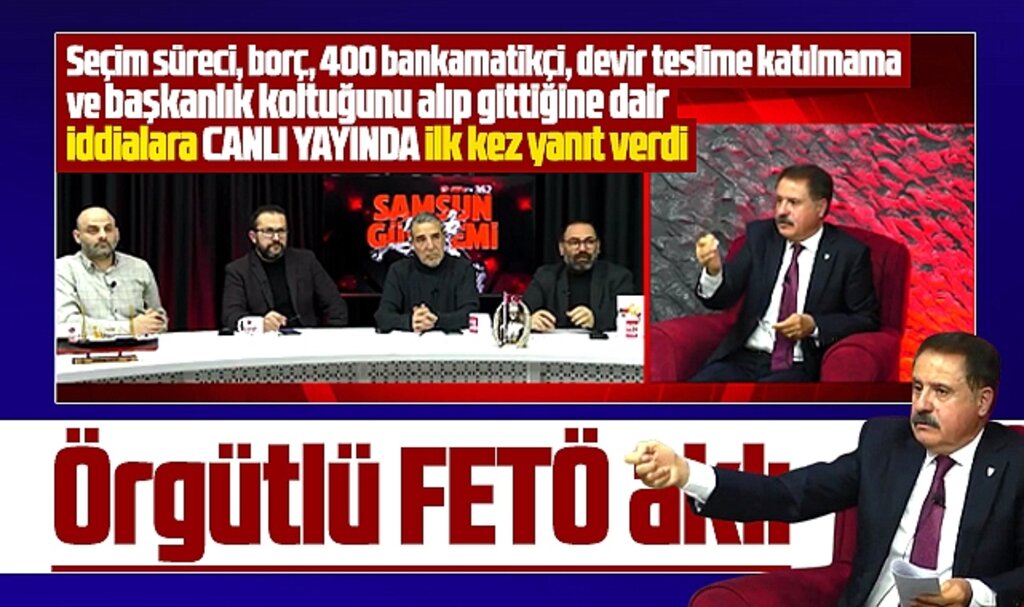 Samsun Gündemi canlı yayınına katılan Cemil Deveci tüm iddialara yanıt verdi