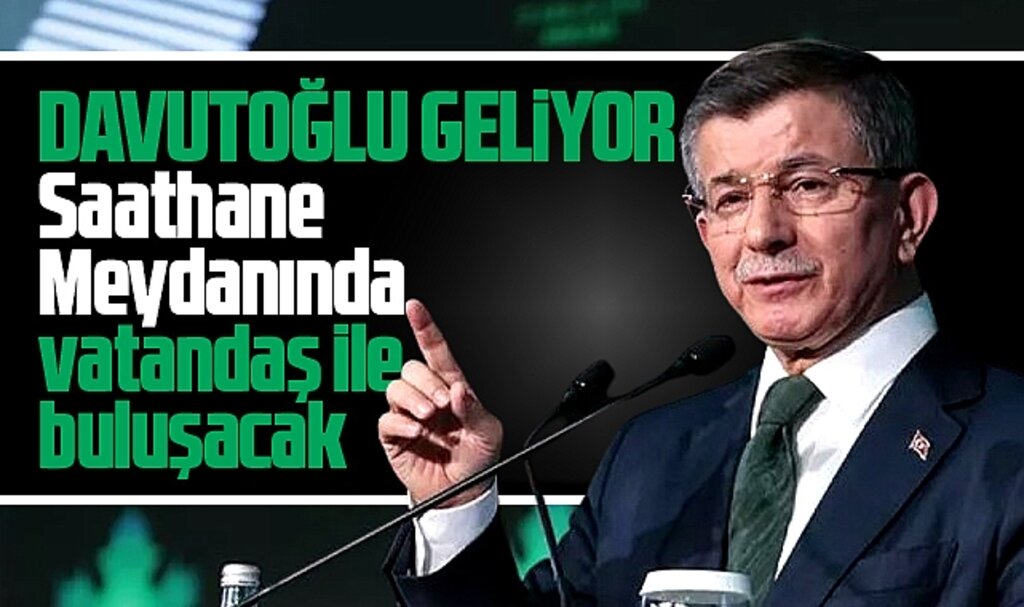 Ahmet Davutoğlu, 24 Mart 2025 Pazartesi günü Samsun'a gelecek