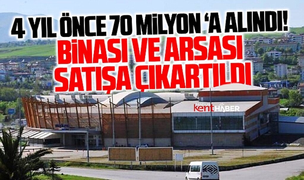 Samsun Büyükşehir 70 milyona satın aldığı eski Makro AVM binasını satışa çıkarttı