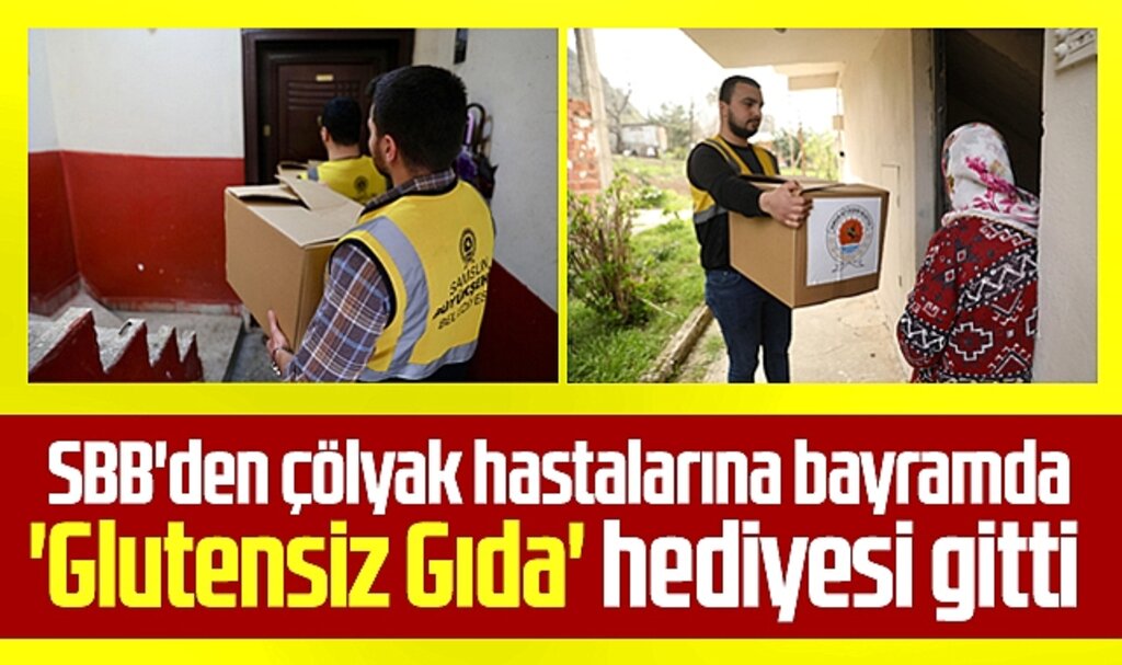 Samsun Büyükşehir Çölyak hastalarına glutensiz gıda kolileri gönderdi