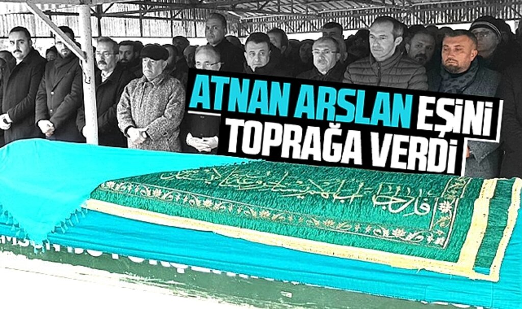 Samsun'da AK Parti İl Başkan Yardımcısı Arslan eşi Ferdane Arslan'ı toprağa verdi