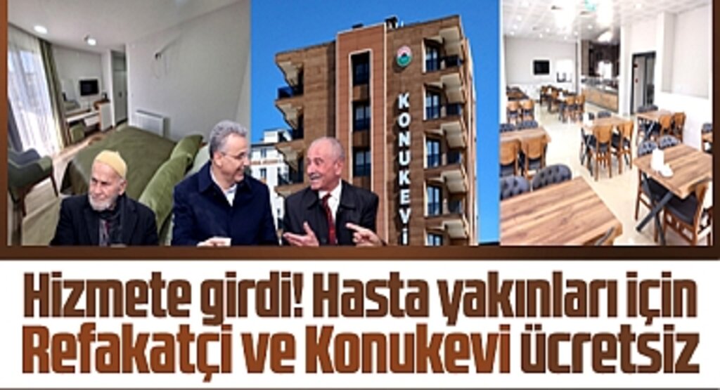 Samsun'da hasta yakınlarına ücretsiz konaklama! Refakatçi evi hizmete girdi!