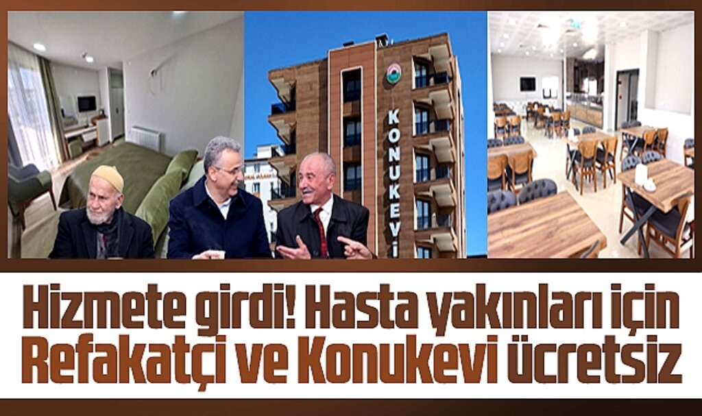 Samsun'da hasta yakınlarına ücretsiz konaklama! Refakatçi evi hizmete girdi!