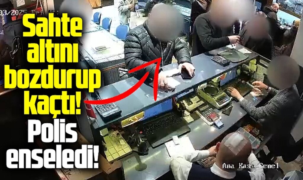 Samsun'da kuyumcuda sahte altın bozdurup kaçan şahıs ile iki kişi yakalandı