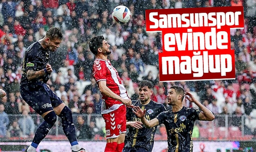 Samsunspor Kasımpaşa'ya 2-0 mağlup oldu