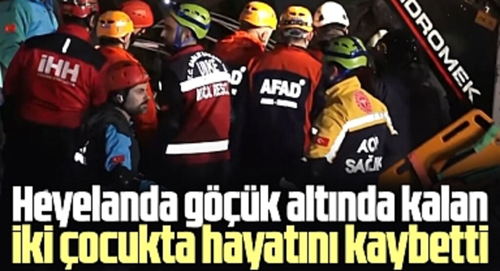 Samsun Canik'te heyelan faciası! Baba ve iki çocuk hayatını kaybetti