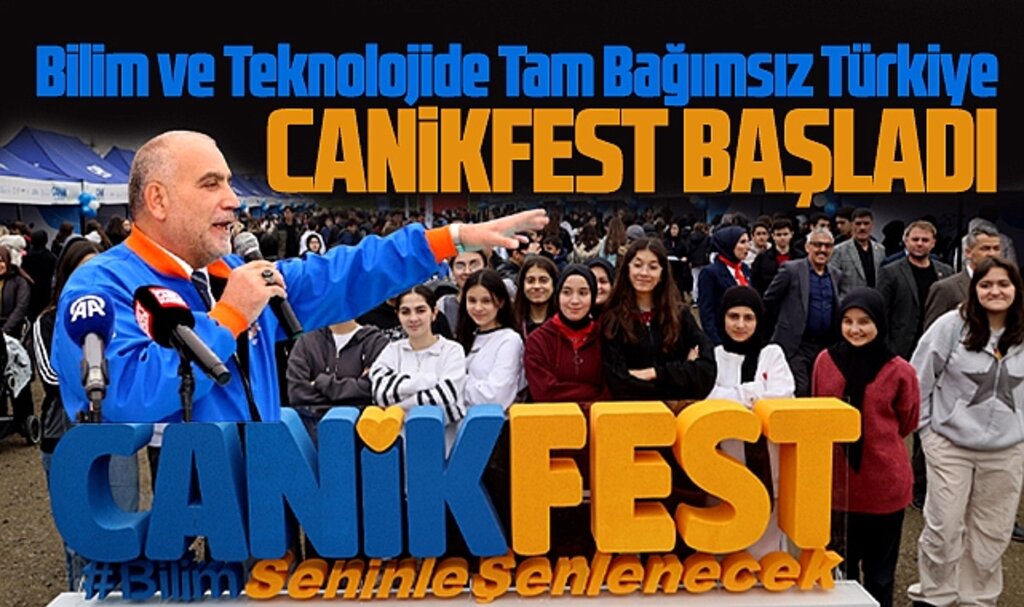 Samsun'da 3 gün sürecek CANİKFEST Bilim Şenliği'nin açılışı gerçekleştirildi