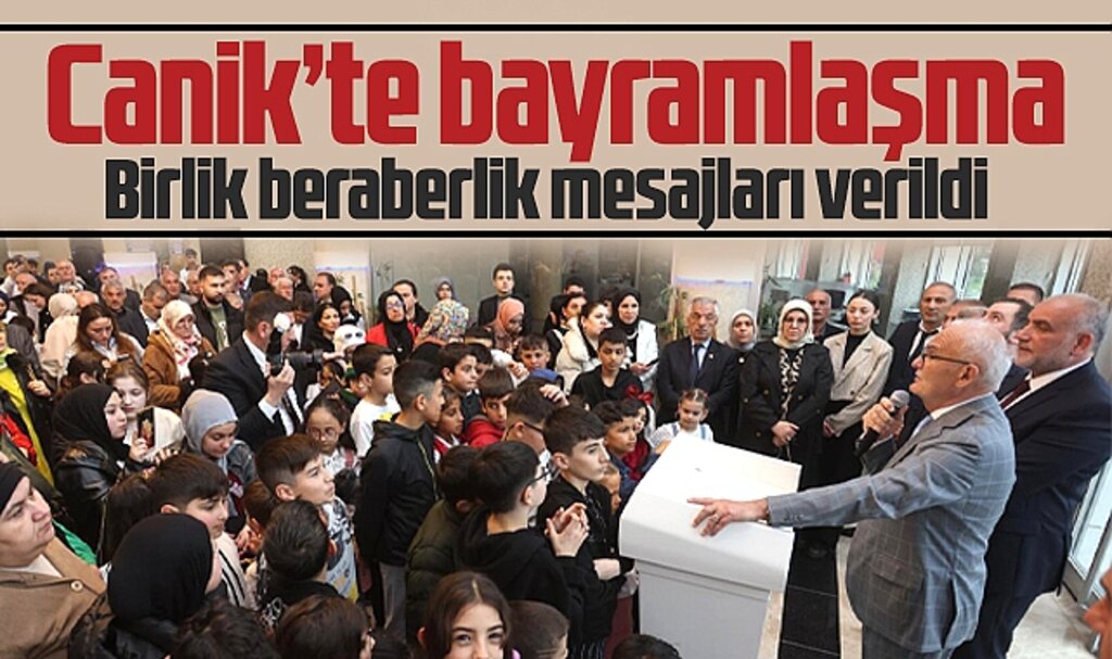 Samsun'da Canik Belediyesi Ramazan Bayramı bayramlaşma töreni düzenledi