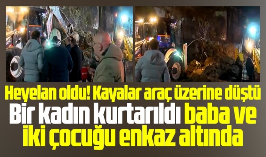 Samsun'da son dakika! Canik'te heyelan oldu! Enkaz altında kalanlar var