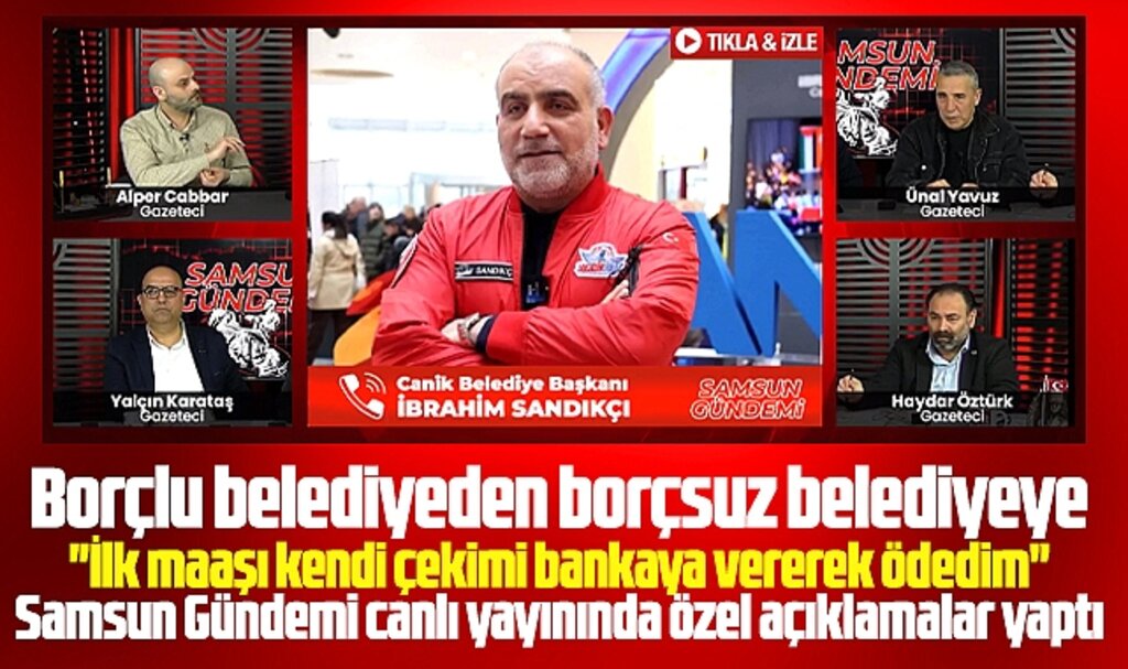 Samsun Gündemi canlı yayınında İbrahim Sandıkçı'dan özel açıklamalar
