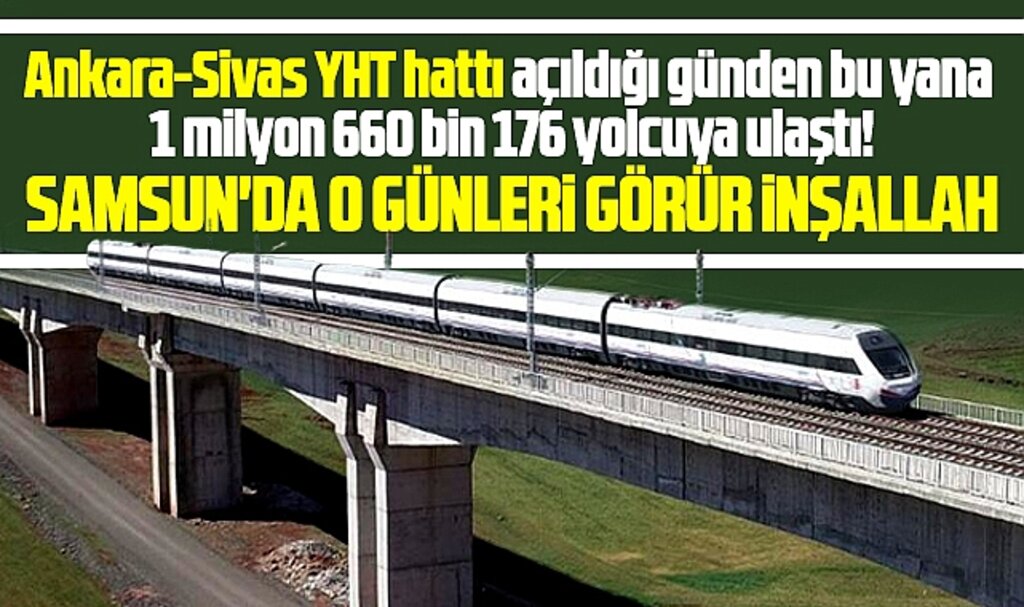 Samsun yıllardır bekliyor! Sivas ise iki yıldır YHT ile Ankara'ya gidiyor