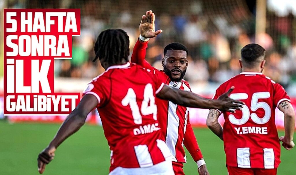 Samsunspor 5 hafta sonra kazandı! Bodrumspor 1- Samsunspor 2