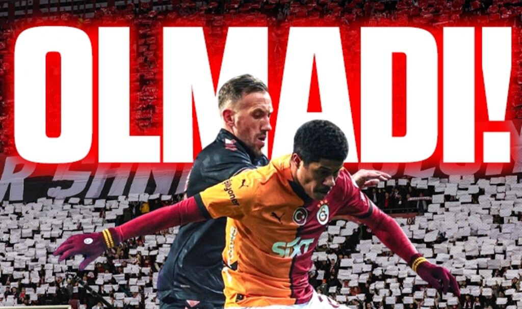 Samsunspor-Galatasaray ile yaptığı maçı 2-0 kaybetti