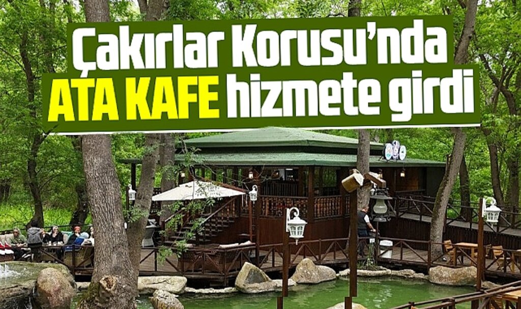 Samsun'da Atakum Belediyesi Çakırlar Korusu'nda Ata Kafe'yi hizmete aldı