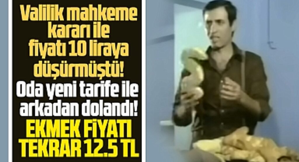 Samsun'da ekmek kavgası! Mahkeme fiyatı düşürdü, oda tekrar 12.5 TL yaptı