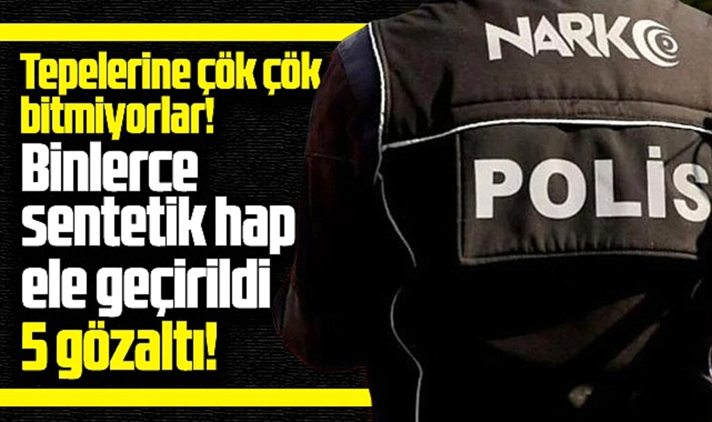 Samsun'da İlkadım ve Canik ilçelerinde narkotik operasyonu! 5 gözaltı