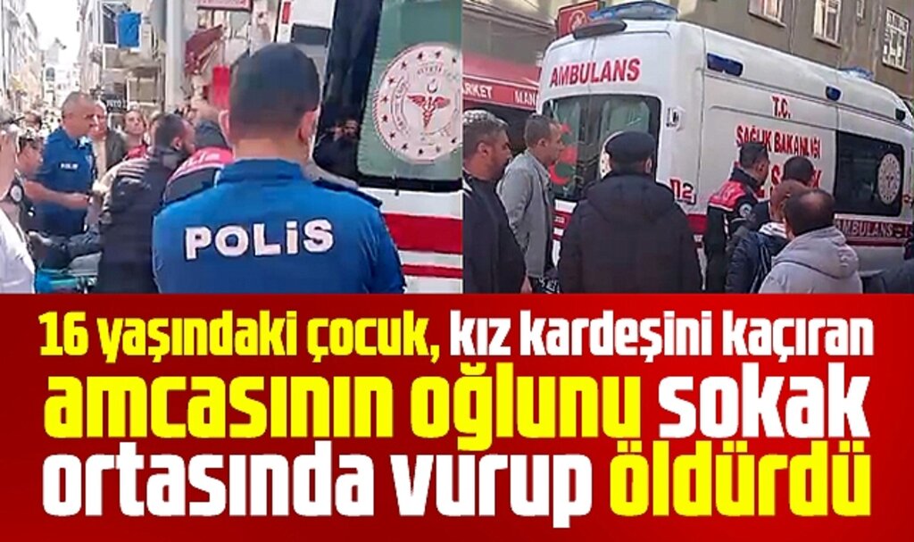 Samsun'da sokak ortasında cinayet! Amcasının oğlunu silahla vurdu!