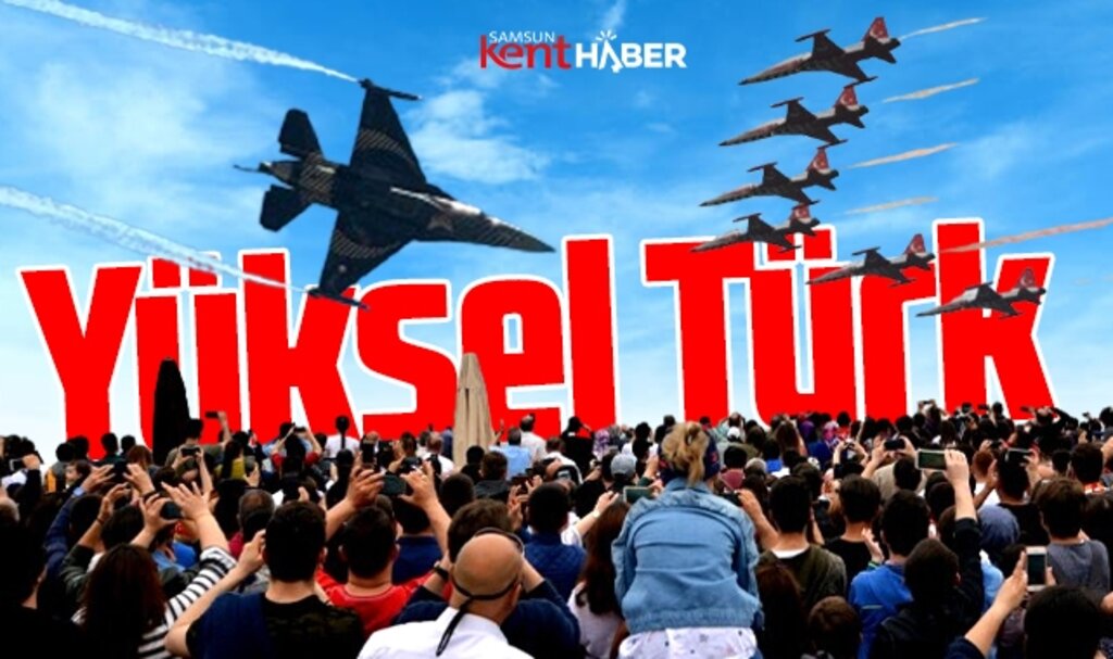Samsun'da Türk Yıldızları ve Solo Türk'ten nefes kesen 19 Mayıs gösterisi