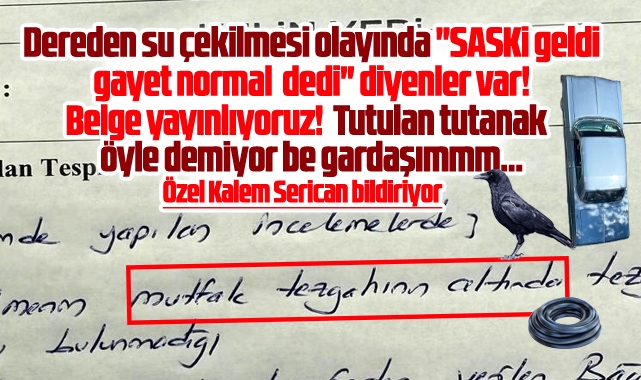 Samsun'da dereden su çeken restorana SASKİ'nin tuttuğu tutanak ortaya çıktı