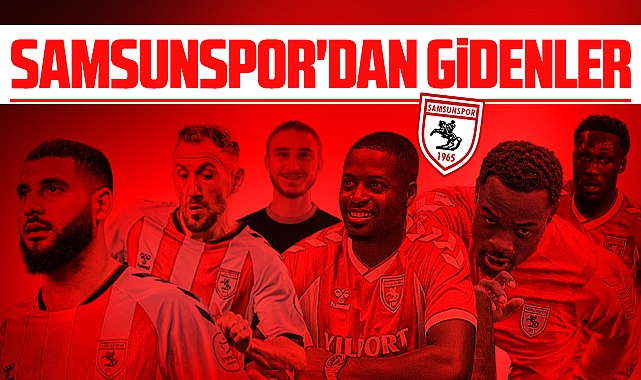 Samsunspor'dan 6 futbolcu ayrıldı! İşte o isimler!