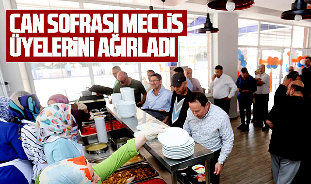 Samsun'da Canik Belediyesi'nin Can Sofrası SBB Meclis üyelerini ağırladı