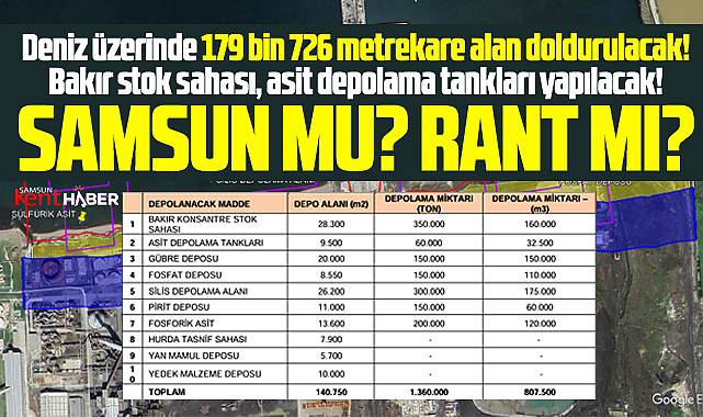 Samsun'da Cengiz'in yapacağı depolar iştah kabartıyor! Samsun mu rant mı?