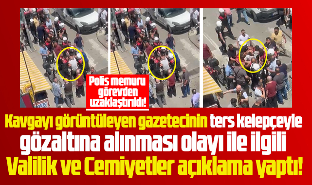 Samsun'da gazetecinin gözaltına alınması olayına Valilik ve Cemiyetler açıklama yaptı