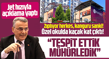 Samsun'da kaçak çatı katı yapan özel okul ile ilgili açıklama! Mühürlendi
