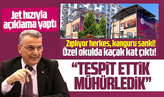 Samsun'da kaçak çatı katı yapan özel okul ile ilgili açıklama! Mühürlendi