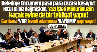 Samsun'da Kavak Belediyesi Encümeninin para cezası kararları bezdirdi!