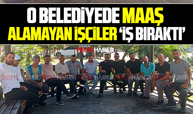 Samsun'da maaş ödeyemeyen belediyede temizlik işçileri iş bıraktı!