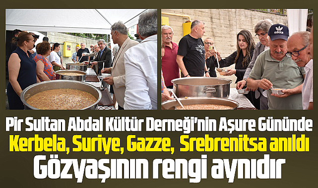 Samsun'da PSKAD'ın aşure gününde Kerbela, Suriye, Gazze, Srebrenitsa anıldı
