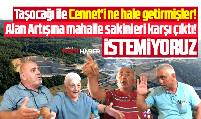 Samsun'un Ladik ilçesinde ROK Madenciliğin ÇED toplantısında gerginlik çıktı 