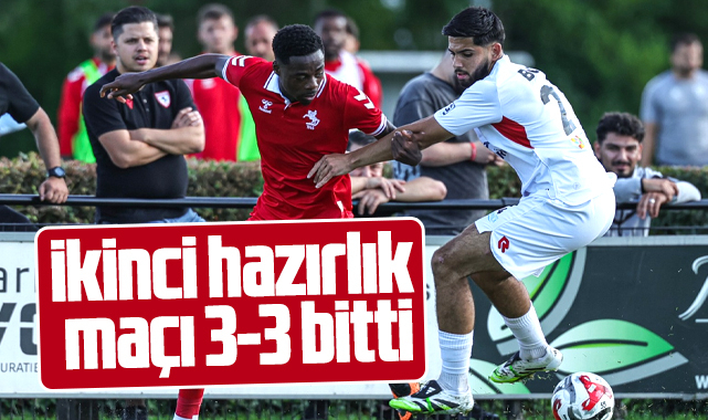 Samsunspor'un Telstar ile oynadığı hazırlık maçı 3-3 bitti
