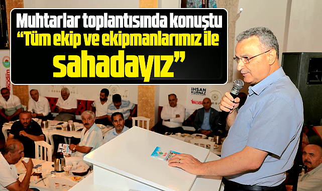 İlkadım Belediye Başkanı Kurnaz açıkladı! Tüm ekipmanlarımız ile sahadayız 