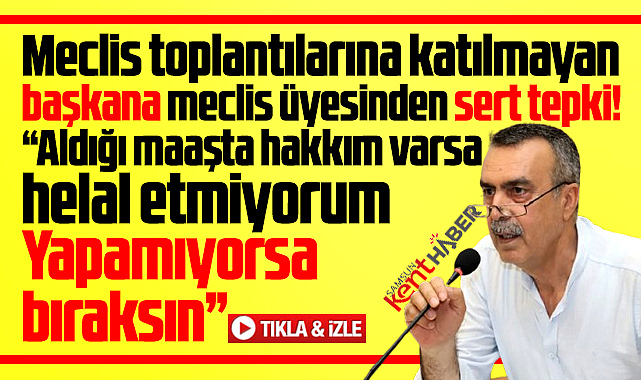 Samsun'da Atakum Belediye Başkanı Türkel'e meclis üyesi Bozçelik'ten tepki!