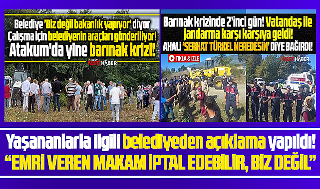 Samsun'da Atakum Belediyesi'nden barınak açıklaması! Emri veren iptal edebilir