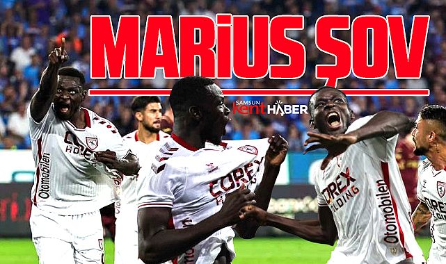 Samsunspor'da Marius Trabzonspor'a attığı golü Samsun'a armağan etti