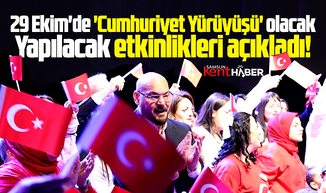 Atakum Belediye Başkanı Türkel Cumhuriyet Bayramı etkinliklerini açıkladı