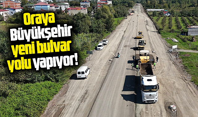 Samsun Büyükşehir oraya yeni bulvar yolu yapıyor!