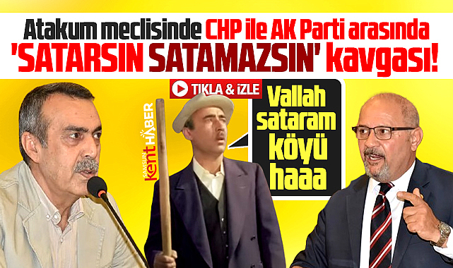 Samsun'da Atakum meclisinde CHP ile AK Parti arasında arsa satışı tartışması!
