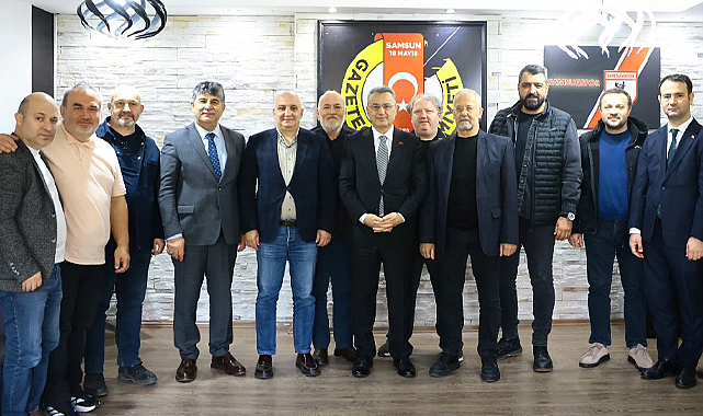 İlkadım Belediye Başkanı Kurnaz, 19 Mayıs Gazeteciler Cemiyetini ziyaret etti