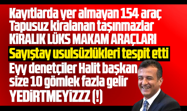 Samsun Büyükşehirdeki usulsüzlükleri Sayıştay tespit etti