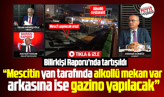 Samsun'da mescit tartışması! Alkollü mekan var, arkasına gazino yapılacak